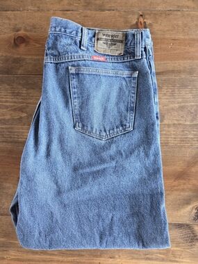 Wrangler Blue Denim Work Jeans 42x30